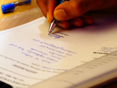 Visiting a Notary Public